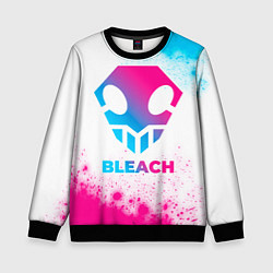 Свитшот детский Bleach neon gradient style, цвет: 3D-черный