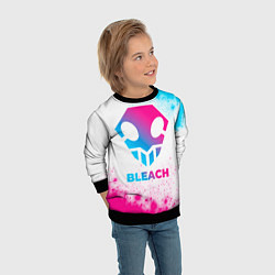 Свитшот детский Bleach neon gradient style, цвет: 3D-черный — фото 2