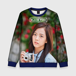 Свитшот детский Blackpink Jisoo, цвет: 3D-синий