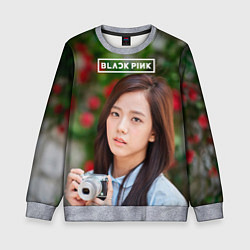 Свитшот детский Blackpink Jisoo, цвет: 3D-меланж