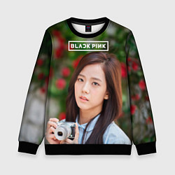 Свитшот детский Blackpink Jisoo, цвет: 3D-черный