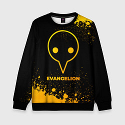 Детский свитшот Evangelion - gold gradient