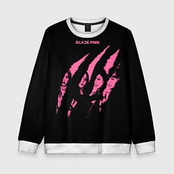 Свитшот детский Blackpink Tearing with claws, цвет: 3D-белый