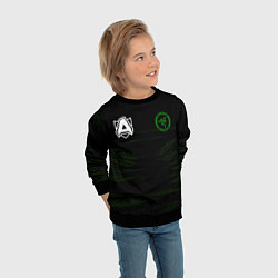 Свитшот детский Alliance uniform, цвет: 3D-черный — фото 2