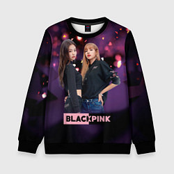 Детский свитшот Blackpink purple