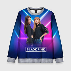 Детский свитшот Blackpink neon