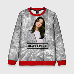 Свитшот детский Jisoo BlackPink, цвет: 3D-красный