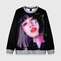 Детский свитшот Blackpink Lisa brunette