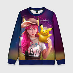 Детский свитшот Jisoo and Pikachu