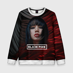 Детский свитшот Blackpink red and black