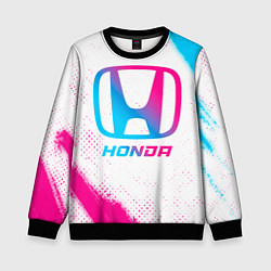 Детский свитшот Honda neon gradient style