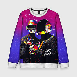 Свитшот детский Daft Punk Discovery, цвет: 3D-белый