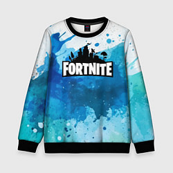 Детский свитшот Fortnite Logo Paint