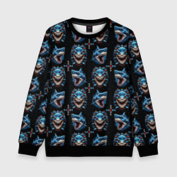 Детский свитшот Shark - pattern