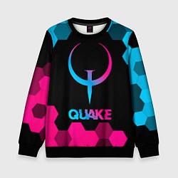 Детский свитшот Quake - neon gradient