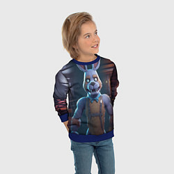 Свитшот детский Электрический Бонни, цвет: 3D-синий — фото 2
