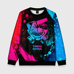 Детский свитшот Tokyo Ghoul - neon gradient