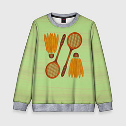 Детский свитшот Бадминтон