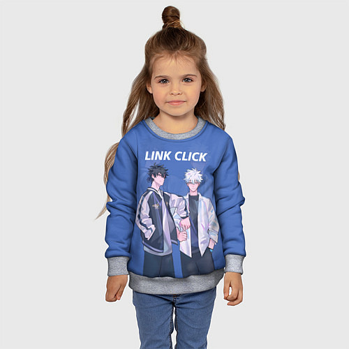 Детский свитшот Гуан Лу и Сяоши Чэн - Агенты времени / 3D-Меланж – фото 4