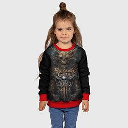 Свитшот детский Baldurs Gate 3, цвет: 3D-красный — фото 2