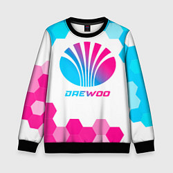 Детский свитшот Daewoo neon gradient style