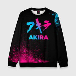 Детский свитшот Akira - neon gradient