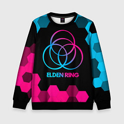 Детский свитшот Elden Ring - neon gradient
