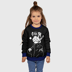 Свитшот детский Трафальгар и Чоппер - Ван пис, цвет: 3D-синий — фото 2