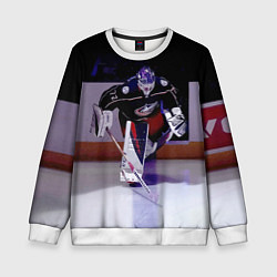 Детский свитшот Sergey Bobrovsky - goalkeeper - Columbus blue jack