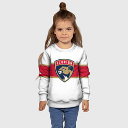 Свитшот детский Florida panthers - uniform - hockey, цвет: 3D-белый — фото 2