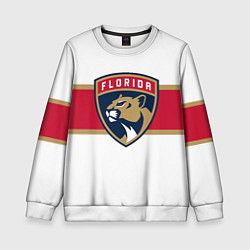 Свитшот детский Florida panthers - uniform - hockey, цвет: 3D-белый