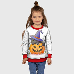 Свитшот детский ХэллоуиН для праздника, цвет: 3D-красный — фото 2