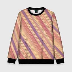 Детский свитшот Персиковый полосатый