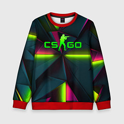 Детский свитшот CS GO green neon