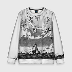 Детский свитшот Нападение ангелов - Евангелион