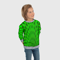 Свитшот детский Травяные стрелы, цвет: 3D-меланж — фото 2