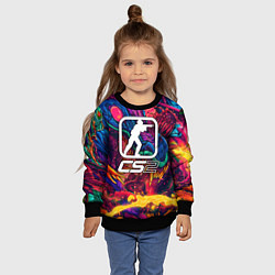 Свитшот детский CS 2 hyperbeast, цвет: 3D-черный — фото 2