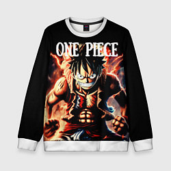 Детский свитшот Злой Луффи из One Piece