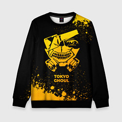 Детский свитшот Tokyo Ghoul - gold gradient