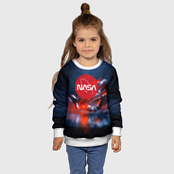 Свитшот детский Nasa space star, цвет: 3D-белый — фото 2
