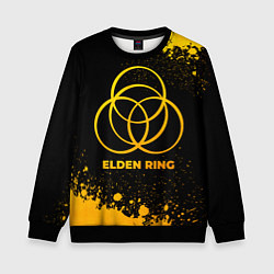 Детский свитшот Elden Ring - gold gradient