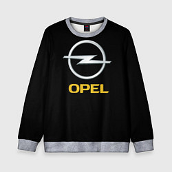 Свитшот детский Opel sport car, цвет: 3D-меланж