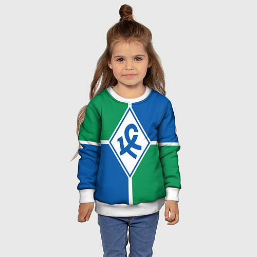 Детский свитшот Самарские крылья советов / 3D-Белый – фото 4