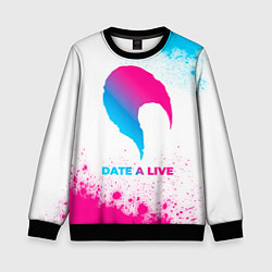 Детский свитшот Date A Live neon gradient style