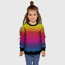 Свитшот детский Палитра rgb, цвет: 3D-черный — фото 2