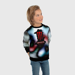 Свитшот детский Monster Energy juce, цвет: 3D-черный — фото 2