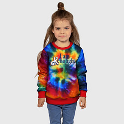 Свитшот детский Барби - i am kenough, цвет: 3D-красный — фото 2