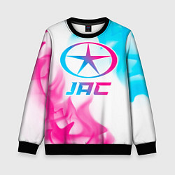 Детский свитшот JAC neon gradient style