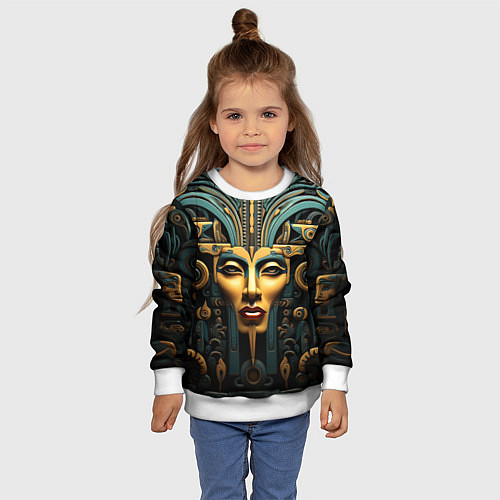 Детский свитшот Египетские фараоны / 3D-Белый – фото 4