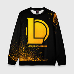 Детский свитшот League of Legends - gold gradient